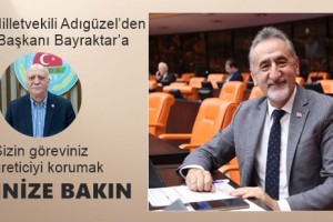 Adıgüzel’den TZOB Başkanı Bayraktar’a Sert Tepki: "İşinize Bakın"